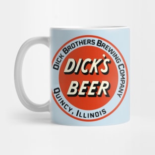 Retro Beer - Dick's Beer Dick Brothers Brewing Co. Mug